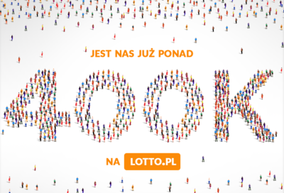 jest nas 400k na lottopl