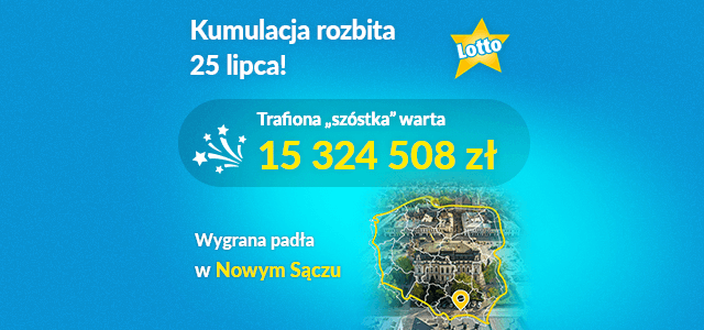 Wygrana online 25.07