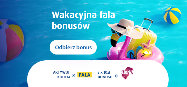 Wakacyjna Fala Bonusów (Strona główna) nie zal